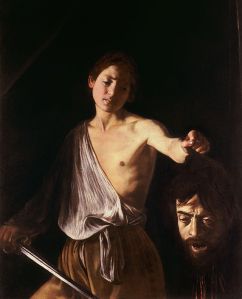 "David con la cabeza de Goliat", 1609